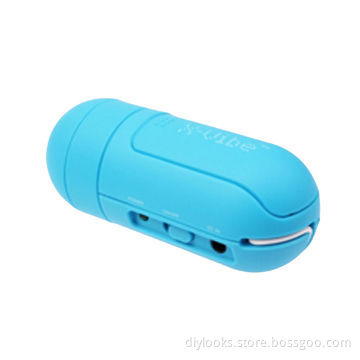 Capsule Style Portable Resonance Speaker (Blue)